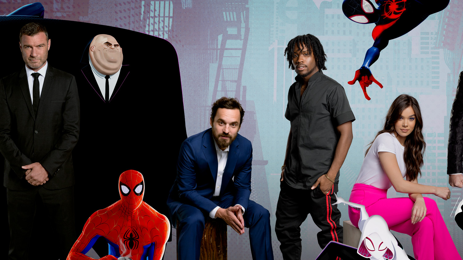 spider verse characters movie